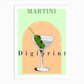 Martini Art Print