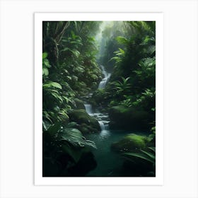 Tropical Rainforest On The Savannah Art Print