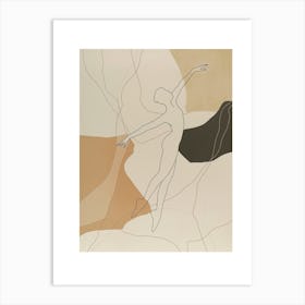 Dancer Pastel Colors Art Art Print