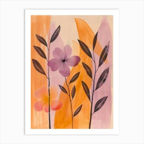 Abstract Flowers 10 Art Print