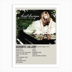 Goodbye Lullaby By Avril Lavigne 2011 Poster Art Print