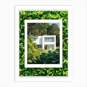 House In The Garden Art Print