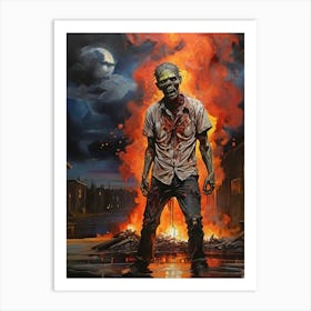 Walking Dead 2 Art Print