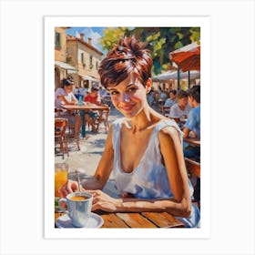 Portrait Of A Woman 3 Art Print