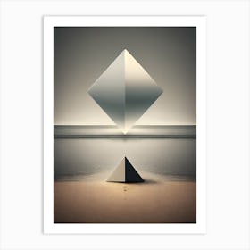 Pyramids In The Sand Art Print