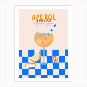 Cocktail collection - Aperol Spritz Art Print Art Print