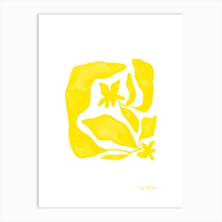 Spring Yellow Flowers 2 Art Print