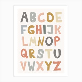 Alphabet Art Print