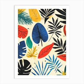 Tropical Leaves Art Print