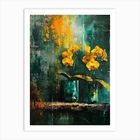 Yellow Orchids 1 Art Print