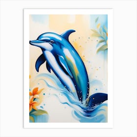 Dolphin Painting Art Print