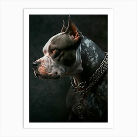 A powerfull dog Art Print