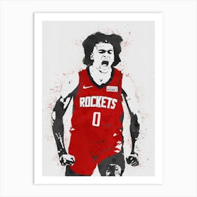 Jalen Green Houston Rockets Art Print