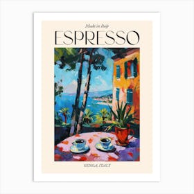 Genoa Espresso Made In Italy 4 Poster Art Print