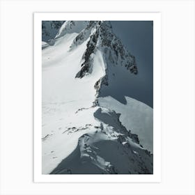 Glacier Deatails Art Print