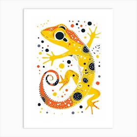 Yellow Gecko 3 Art Print