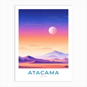 Chile Atacama Desert Travel Art Print