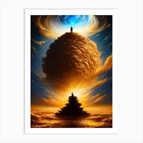 Buddha In The Sky Art Print