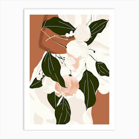 Bridal Bouquet Illustration Art Print