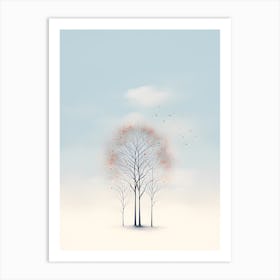 Winter Trees Art Print