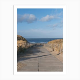 Clouds alike Scheveningen Art Print