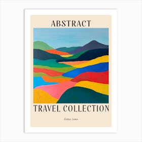 Abstract Travel Collection Poster Sierra Leone 2 Art Print