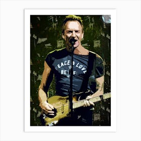 Art Of Sting Art Print