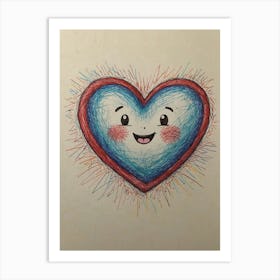 Happy Heart 1 Art Print