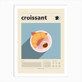 Croissant Art Print