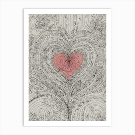 Heart Of Love 4 Art Print