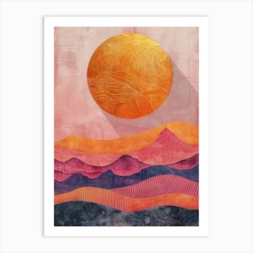 Sunset Canvas Print 4 Art Print