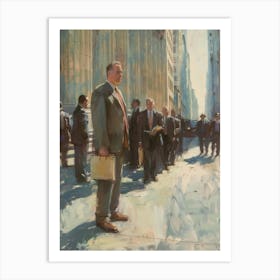 Man On The Street Art Print