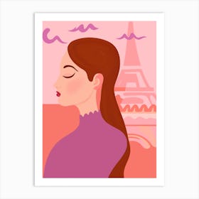 Finding Myself in the Cafes of Paris: A Self Love Story with Coffee and Croissants Art Print