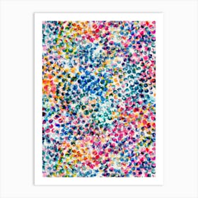 Rainbow Spot Painting Art Print