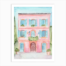 Provence Pink Art Print