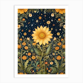 William Morris Sunflowers 1 Art Print