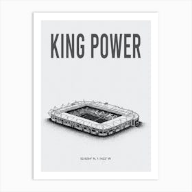 King Power Stadium Leicester City Fc Stadium Art Print