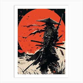 Samurai Warrior 1 Art Print