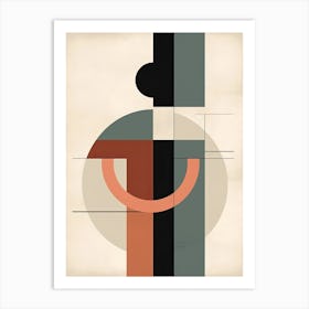 Boho Geometric Minimalism 2 Art Print