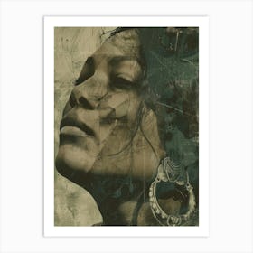 Woman'S Face 134 Art Print