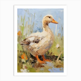 Bird Painting Duck 1 Art Print