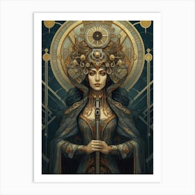 Steampunk Queen Art Print