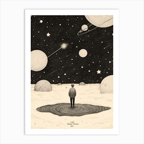 Man On The Moon Art Print