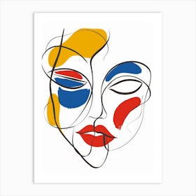 Face Of A Woman 34 Art Print