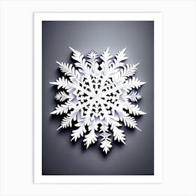 Individual, Snowflakes, Marker Art 1 Art Print