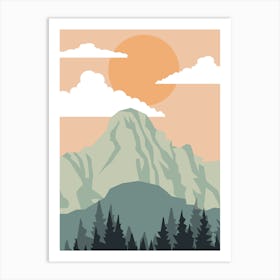 Mountain Landscape 20 Art Print