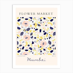 Flower Market Mumbai Art Print