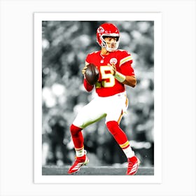 Patrick Mahomes Kansas City Chiefs Art Print