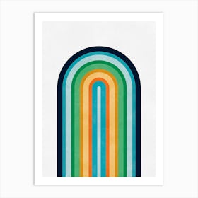 Lines and arcs 2 Art Print