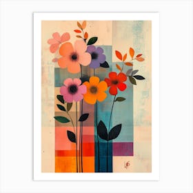 Flowers In A Vase 25 Art Print